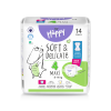 Bella Baby Happy dětské plenky s kanálky Soft and Delicate vel. 4 (8-14 kg), 14 ks