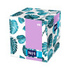 Bella NO1 papírové kapesníky (green monstera) box, 72 ks