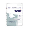 Seni Soft Basic hygienické absorpční podložky 60 x 60 cm, 30 ks