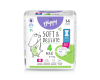 Bella Baby Happy dětské plenky s kanálky Soft and Delicate vel. 4 (8-14 kg), 14 ks