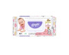 Bella Baby Happy dětské vlhčené ubrousky ovesný protein a panthenol, 64 ks