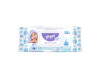 Bella Baby Happy dětské vlhčené ubrousky Aqua care, 56 ks