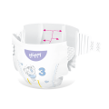 Bella Baby Happy dětské plenky s kanálky Soft & Delicate vel. 3 (5-9 kg), 50 ks