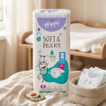 Bella Baby Happy dětské plenky s kanálky Soft & Delicate vel. 6 (15+ kg), 48 ks