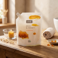 Eva Natura zvláčňující tekuté mýdlo mléko a med náhradní náplň, 750 ml