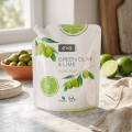 Eva Natura krémové tekuté mýdlo zelená oliva a limetka náhradní náplň, 750 ml