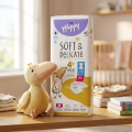 Bella Baby Happy dětské plenky s kanálky Soft & Delicate vel. 4+ (9-15 kg), 40 ks