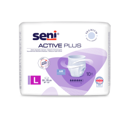 Seni Active Plus absorpční natahovací kalhotky velikost L, 10 ks
