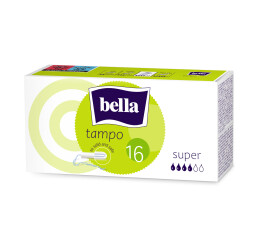 Bella Tampo menstruační tampony Super, 16 ks