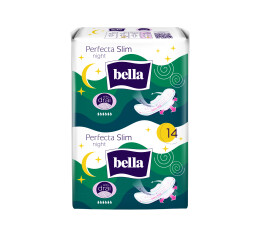 Bella Perfecta Slim Night noční ultratenké menstruační vložky, 14 ks