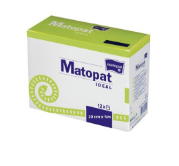 Matopat Ideal elastické obinadlo 10 cm x 5 m nesterilní , 12 ks