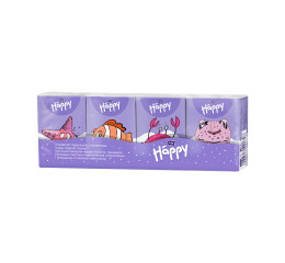 Bella Baby Happy dětské papírové kapesníky multipack, 9 x 8 ks