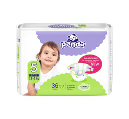 Panda dětské plenky vel. 5 (12-25 kg), 36 ks
