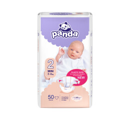 Panda dětské plenky vel. 2 (3-6 kg), 50 ks