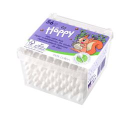 Bella Baby Happy dětské vatové tyčinky, 56 ks