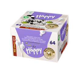Bella Baby Happy dětské vatové tyčinky, 64 ks