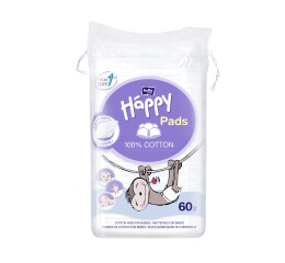 Bella Baby Happy dětské bavlněné tampóny, 60 ks