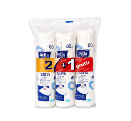 Bella Cotton odličovací tampony 3 x 80 ks (2+1 zdarma)