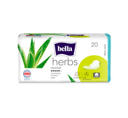 Bella Herbs menstruační vložky Aloe vera, 20 ks