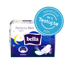 Bella Perfecta Slim Night Extra Soft noční ultratenké menstruační vložky, 7 ks