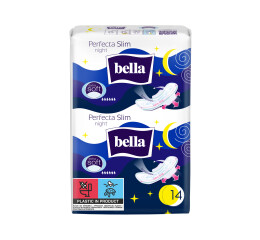 Bella Perfecta Slim Night Extra Soft noční ultratenké menstruační vložky, 14 ks