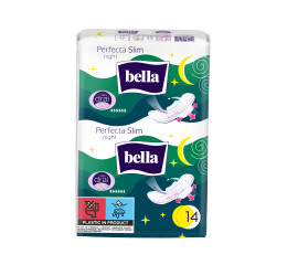 Bella Perfecta Slim Night noční ultratenké menstruační vložky, 14 ks