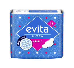 Evita Ultra Drainette ultratenké menstruační vložky, 9 ks