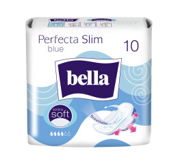 Bella Perfecta Slim Blue ultratenké menstruační vložky, 10 ks