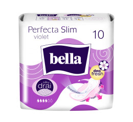 Bella Perfecta Slim Violet ultratenké menstruační vložky, 10 ks