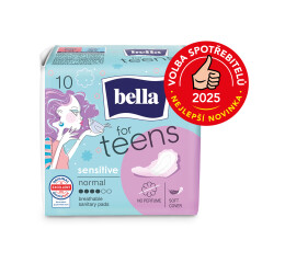 Bella for Teens Sensitive ultratenké menstruační vložky, 10 ks