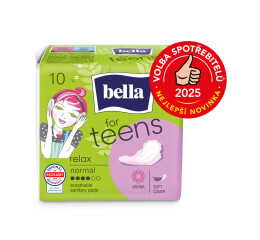 Bella for Teens Relax ultratenké menstruační vložky, 10 ks
