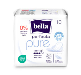 Bella Perfecta Pure Normal ultratenké menstruační vložky, 10 ks