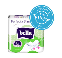 Bella Perfecta Slim Green ultratenké menstruační vložky, 10 ks