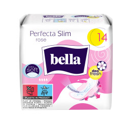 Bella Perfecta Slim Rose ultratenké menstruační vložky, 14 ks