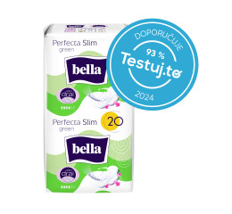 Bella Perfecta Slim Green ultratenké menstruační vložky, 20 ks