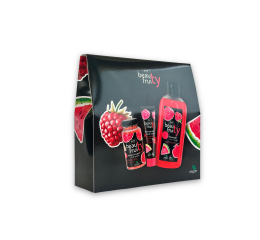 Eva Natura Beauty Fruity dárkový set Red Fruits péče o tělo a koupel, 1 ks