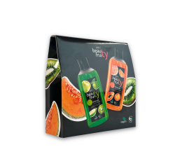 Eva Natura Beauty Fruity dárkový set Green/Orange sprchové gely, 1 ks