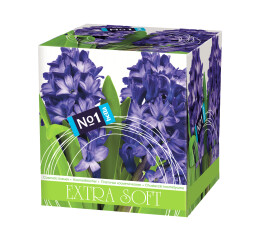 Bella NO1 papírové kapesníky (hyacint) box, 80 ks