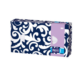 Bella NO1 papírové kapesníky (ornament) box, 90 ks