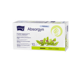 Matopat Absorgyn porodnické vložky s fólií 27 x 7,5 cm sterilní à 10 ks