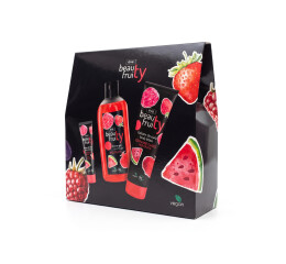 EVA NATURA Beauty Fruity dárkový set Red Fruits péče o tělo a ruce, 1 ks