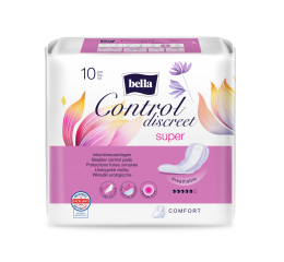Bella Control Discreet inkontinenční vložky Super, 10 ks