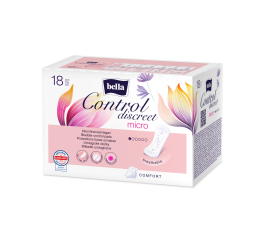 Bella Control Discreet inkontinenční vložky Micro, 18 ks