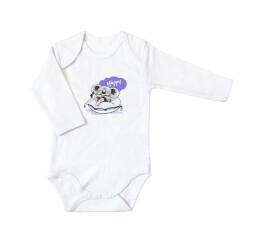Bella Baby Happy body koala s dlouhým rukávem velikost 6 měsíců, 1 ks