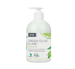 Eva Natura krémové tekuté mýdlo se zelenou olivou a limetkou, 500 ml