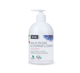 Eva Natura krémové tekuté mýdlo divoká růže a chrpa, 500 ml