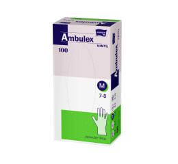 Matopat Ambulex vinylové rukavice nepudrované M, 100 ks