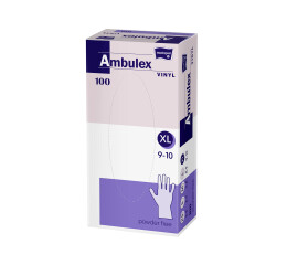 Matopat Ambulex vinylové rukavice nepudrované XL,100 ks