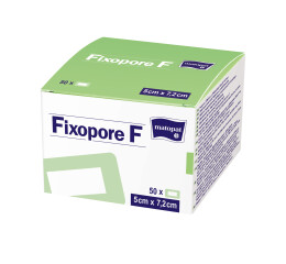 Matopat Fixopore F fóliová náplast s polštářkem 5 x 7,2 cm sterilní, 50 ks