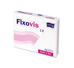 Matopat Fixovis textilní nedělená náplast s polštářkem 8 cm x 1 m nesterilní, 1 ks
